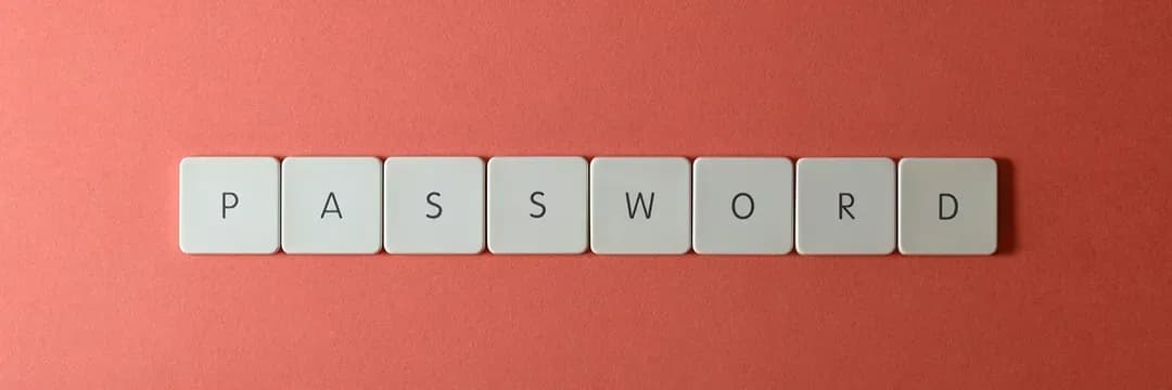 Tangenter som bildar ordet "PASSWORD" mot en röd bakgrund – symboliserar vikten av att skydda sina lösenord mot dataläckor.